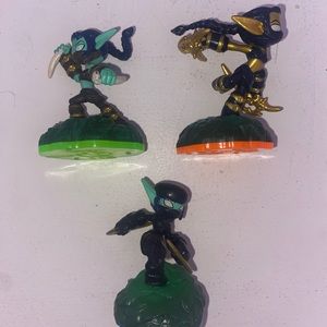 Skylanders, 3 pack Stealth elf + special addition gold stealth elf
